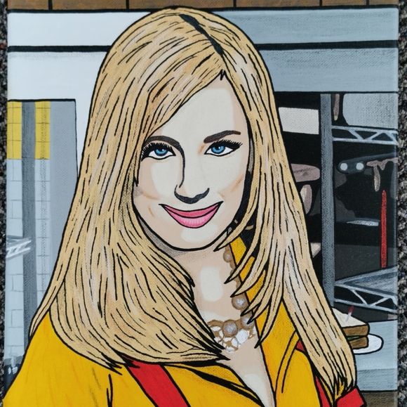 2 Broke Girls TV Show - Canvas Art Painting - Picture 3 of 3